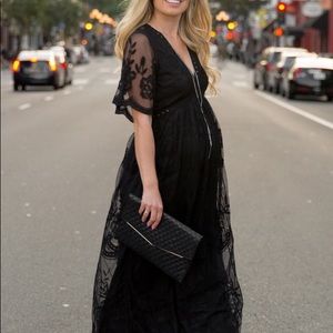 Pinkblush maternity maxi dress